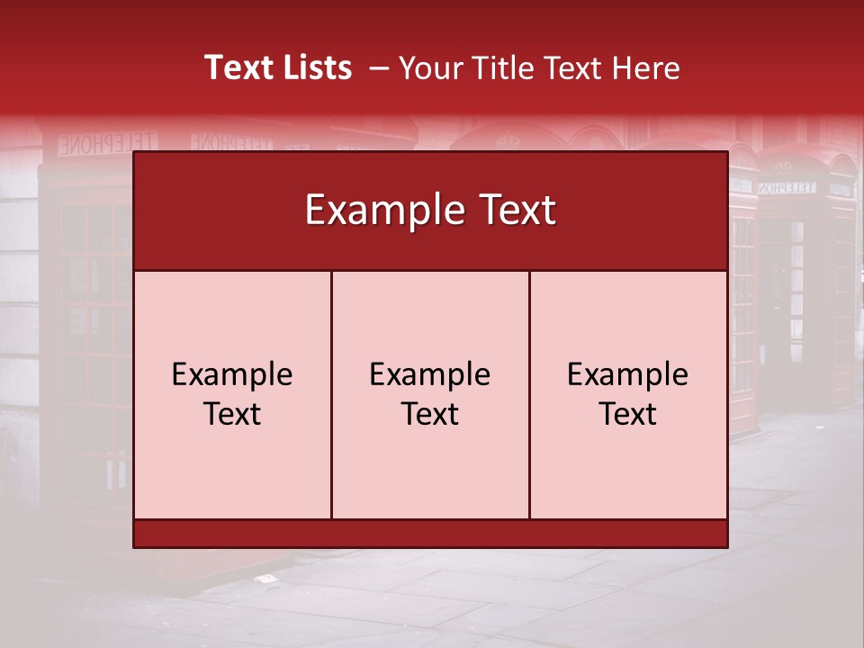 Phone Town Colour PowerPoint Template
