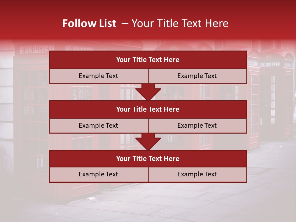 Phone Town Colour PowerPoint Template