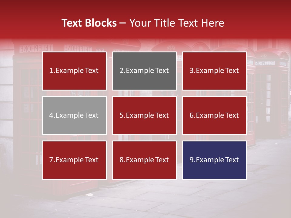 Phone Town Colour PowerPoint Template