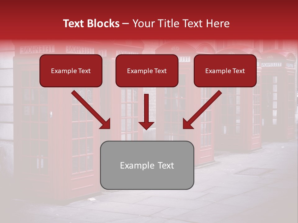 Phone Town Colour PowerPoint Template