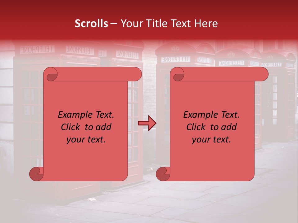 Phone Town Colour PowerPoint Template