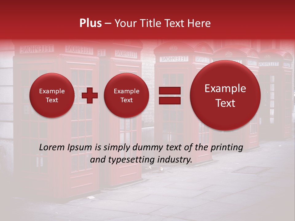 Phone Town Colour PowerPoint Template