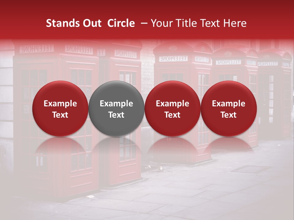 Phone Town Colour PowerPoint Template