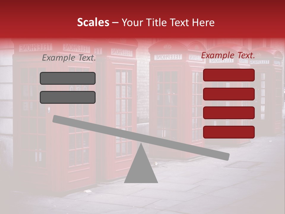 Phone Town Colour PowerPoint Template
