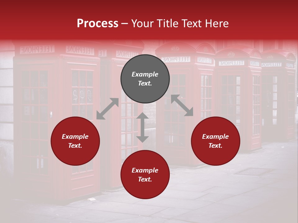 Phone Town Colour PowerPoint Template