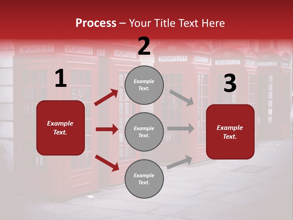 Phone Town Colour PowerPoint Template
