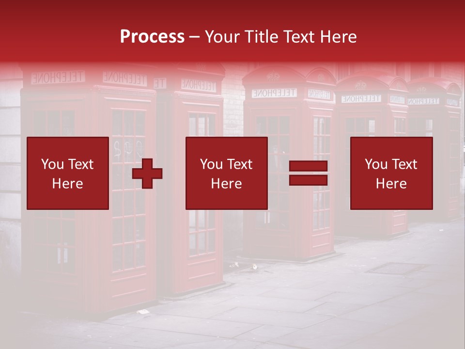 Phone Town Colour PowerPoint Template