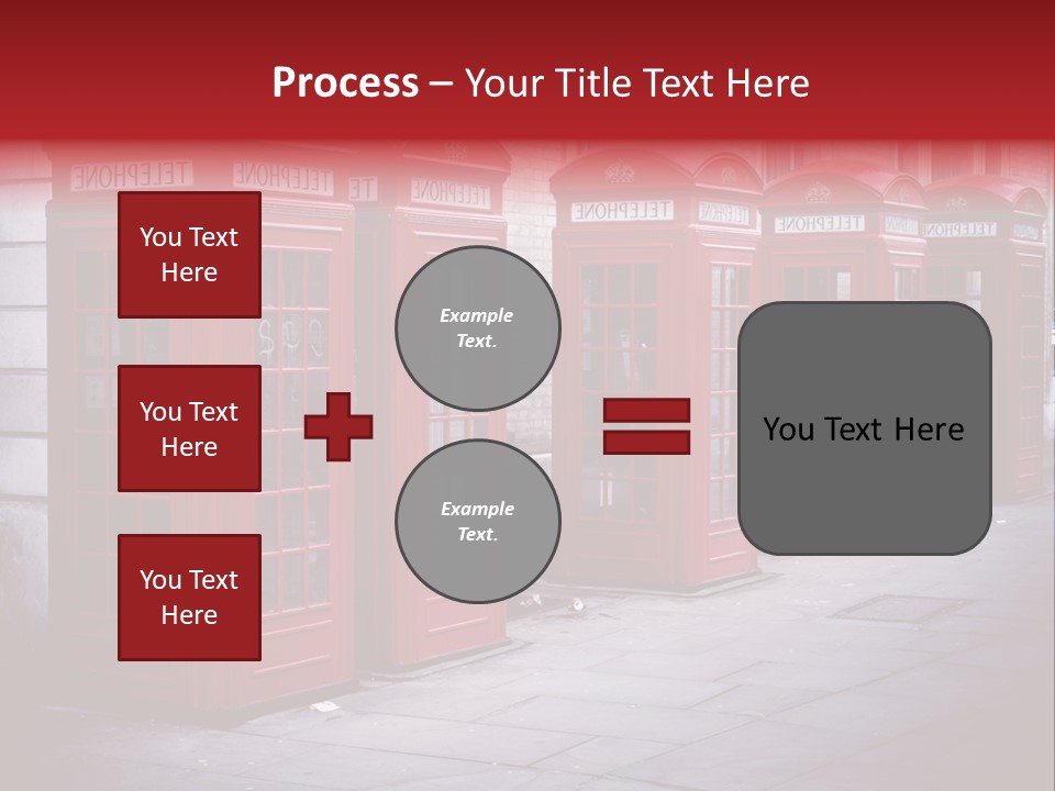 Phone Town Colour PowerPoint Template