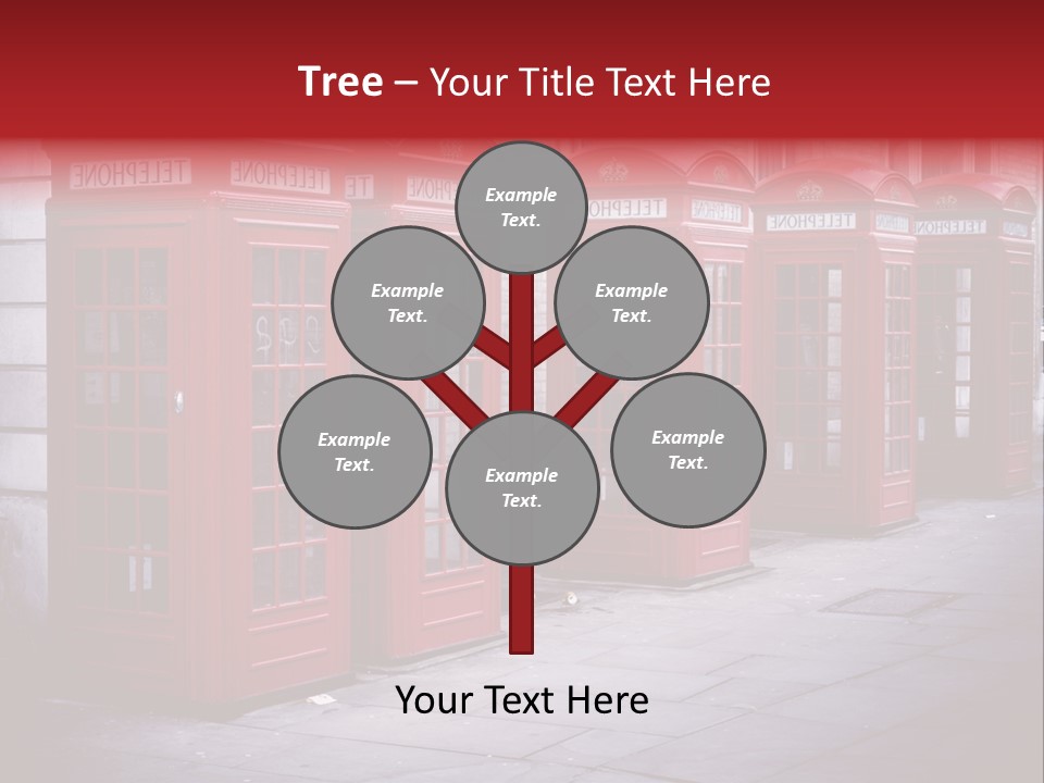 Phone Town Colour PowerPoint Template