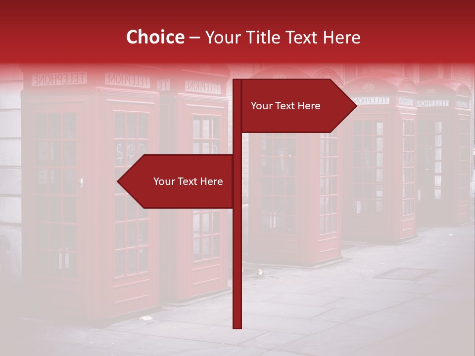 Phone Town Colour PowerPoint Template