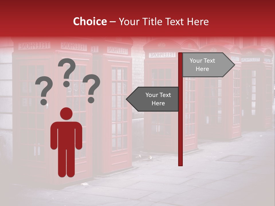 Phone Town Colour PowerPoint Template