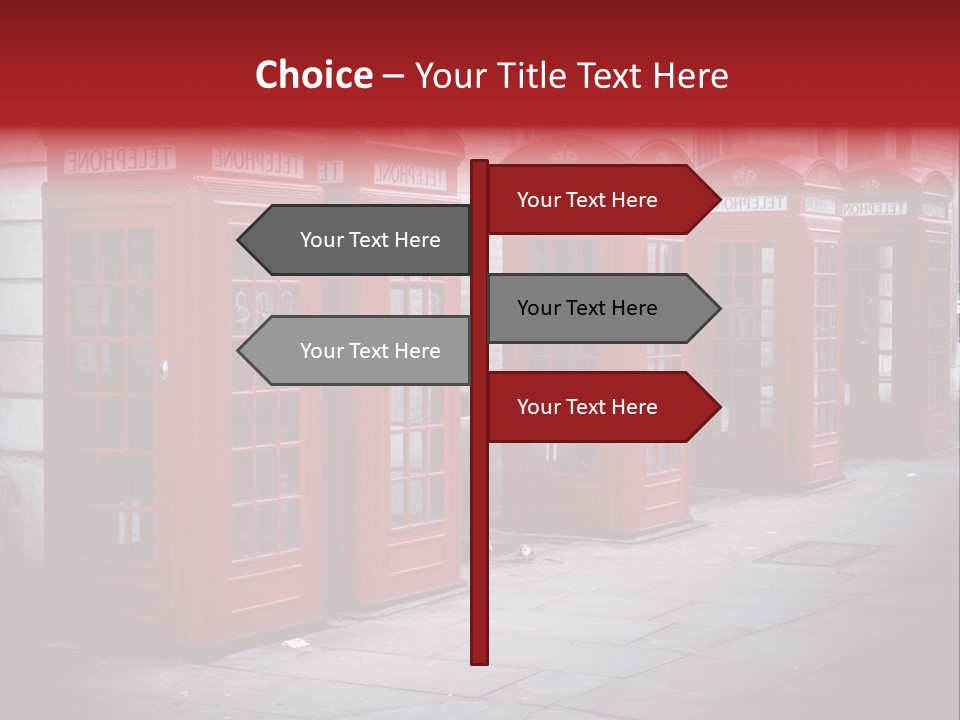Phone Town Colour PowerPoint Template