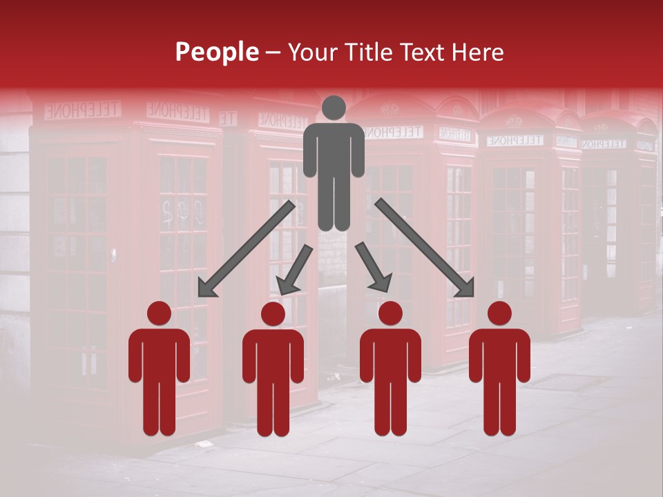 Phone Town Colour PowerPoint Template