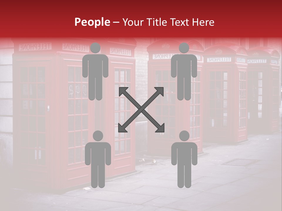 Phone Town Colour PowerPoint Template