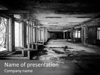 Drama Renovation Building PowerPoint Template