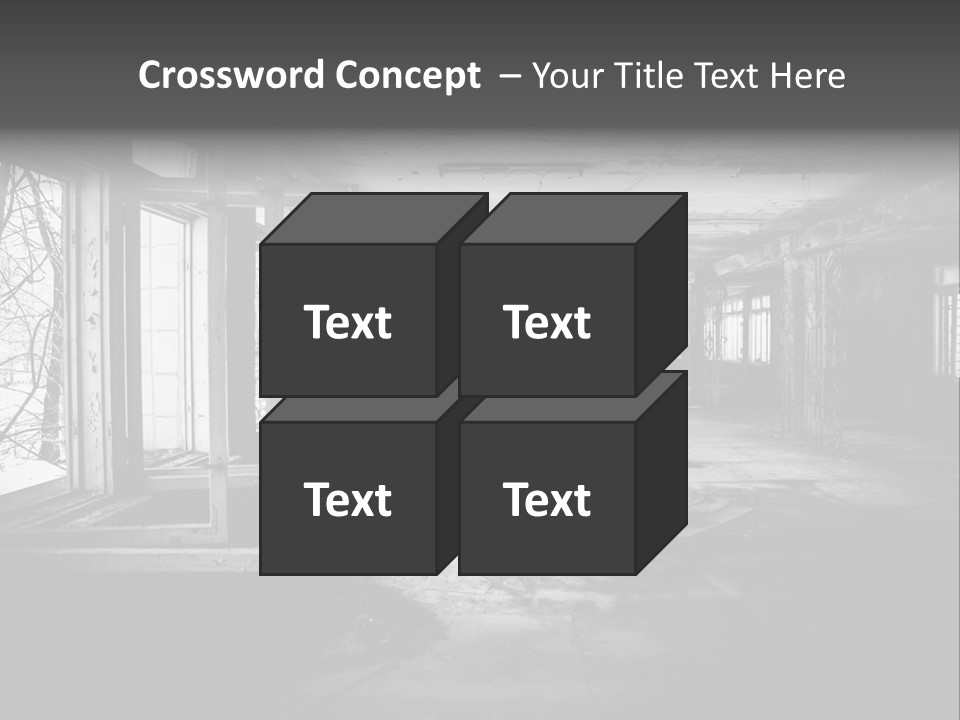 Drama Renovation Building PowerPoint Template
