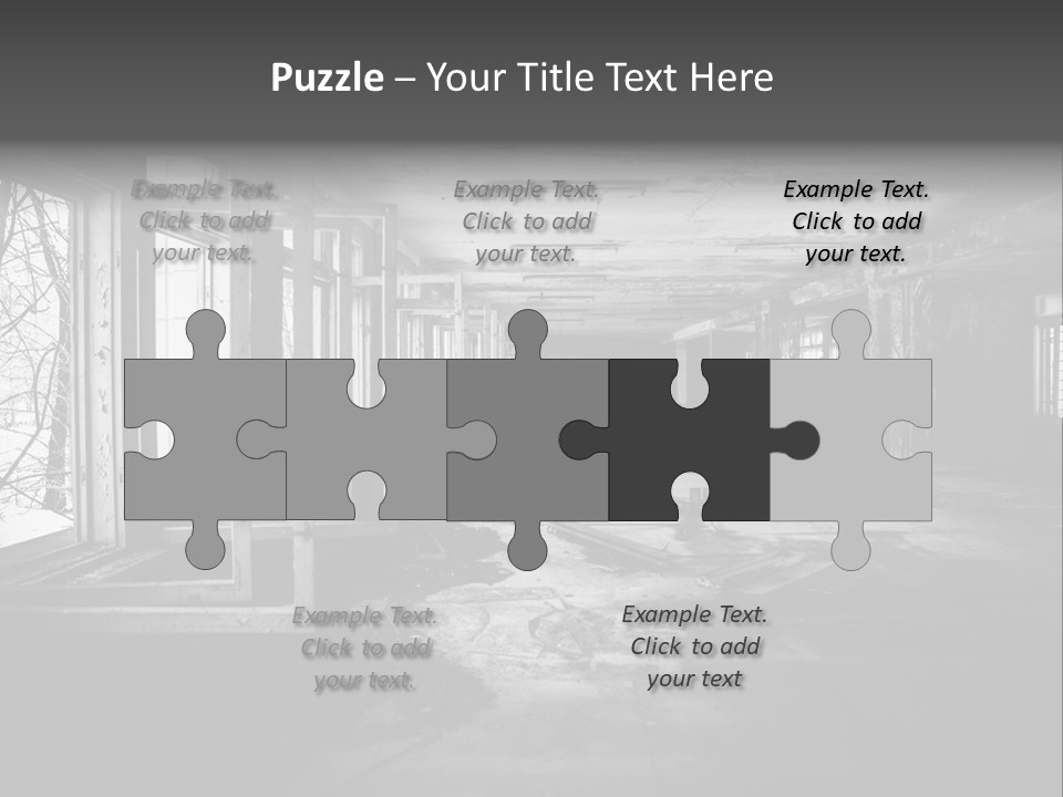 Drama Renovation Building PowerPoint Template