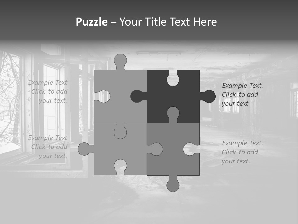 Drama Renovation Building PowerPoint Template