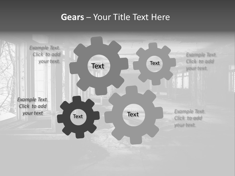 Drama Renovation Building PowerPoint Template