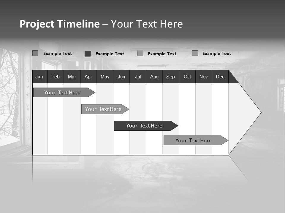 Drama Renovation Building PowerPoint Template