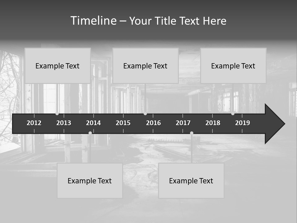 Drama Renovation Building PowerPoint Template