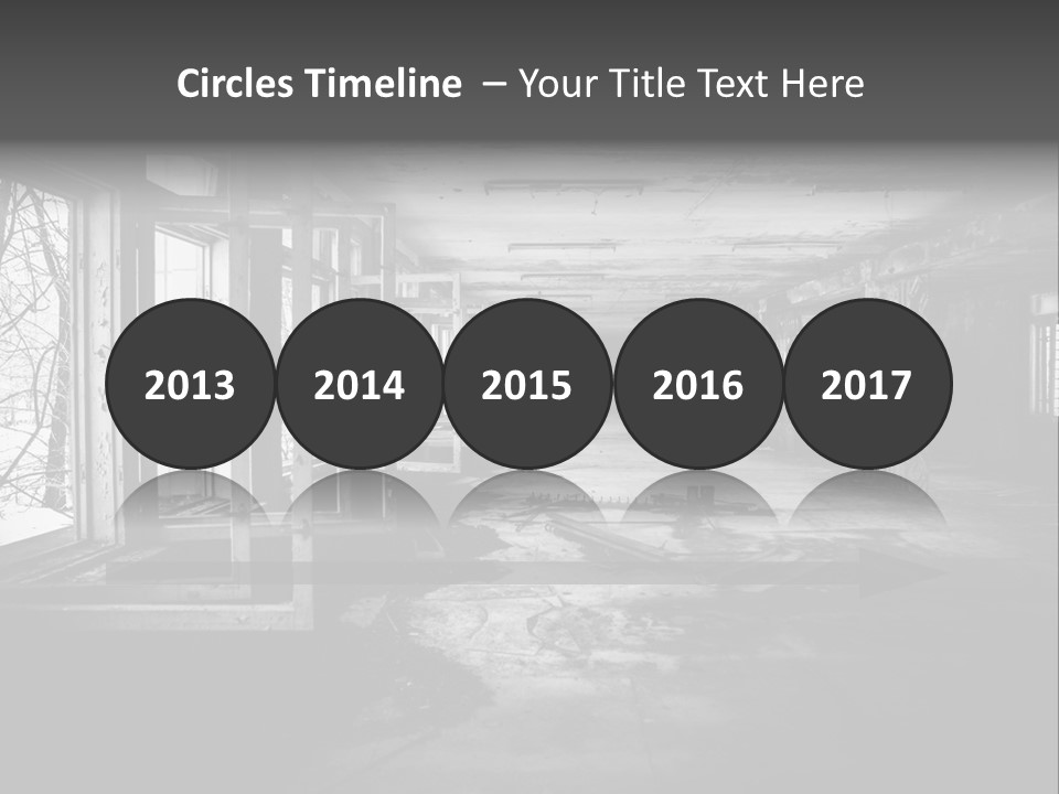 Drama Renovation Building PowerPoint Template