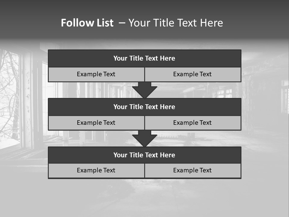 Drama Renovation Building PowerPoint Template