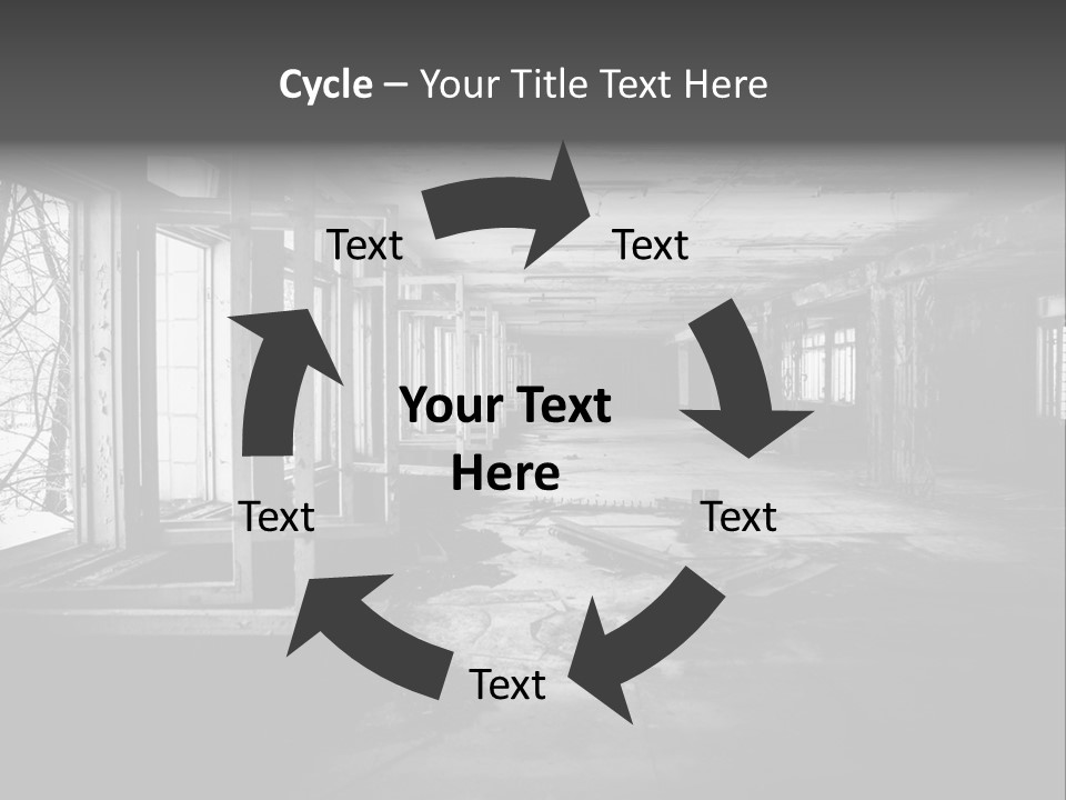 Drama Renovation Building PowerPoint Template