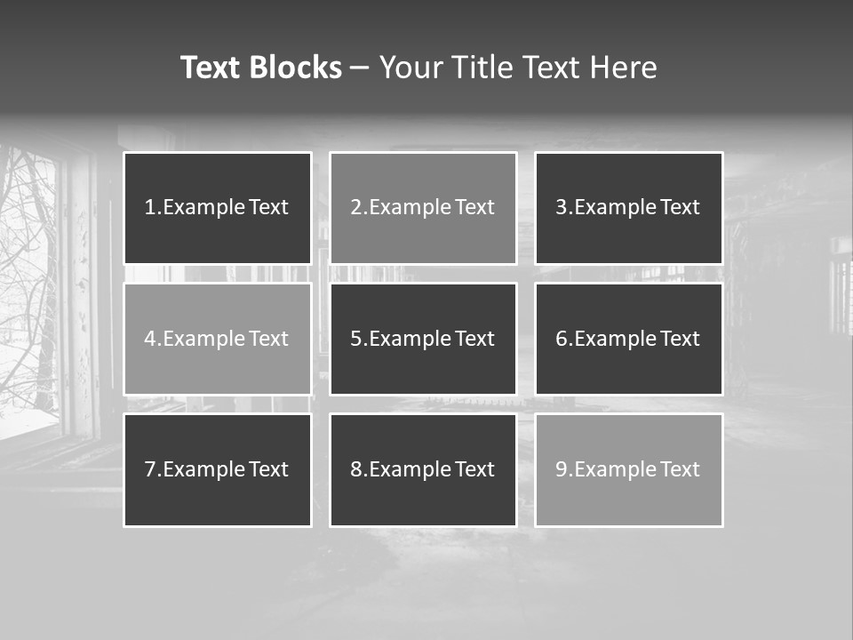 Drama Renovation Building PowerPoint Template