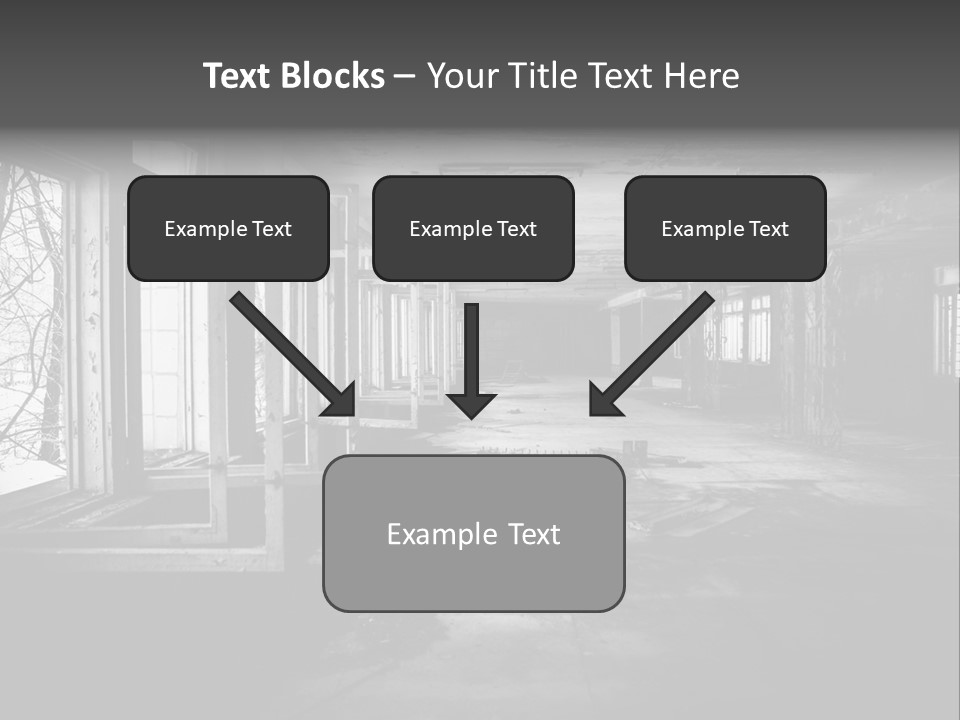 Drama Renovation Building PowerPoint Template