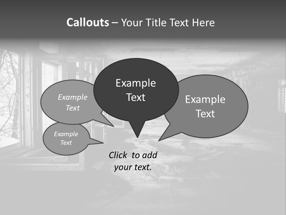 Drama Renovation Building PowerPoint Template