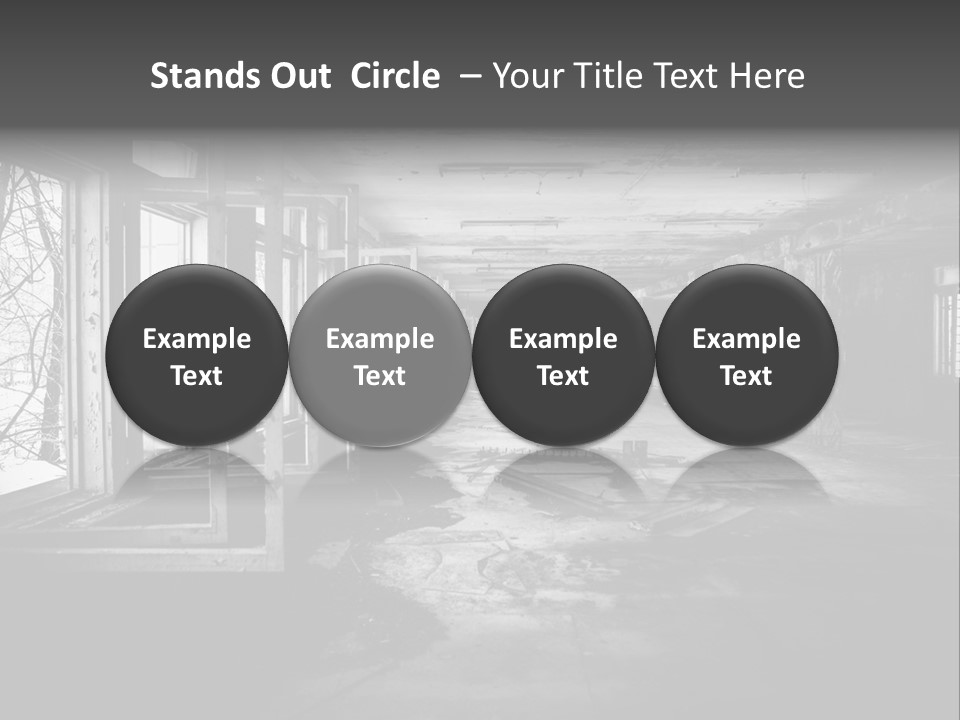 Drama Renovation Building PowerPoint Template