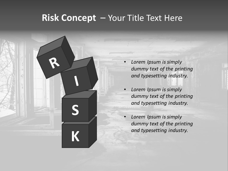 Drama Renovation Building PowerPoint Template