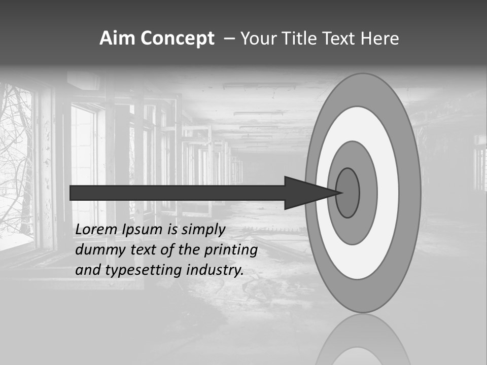 Drama Renovation Building PowerPoint Template