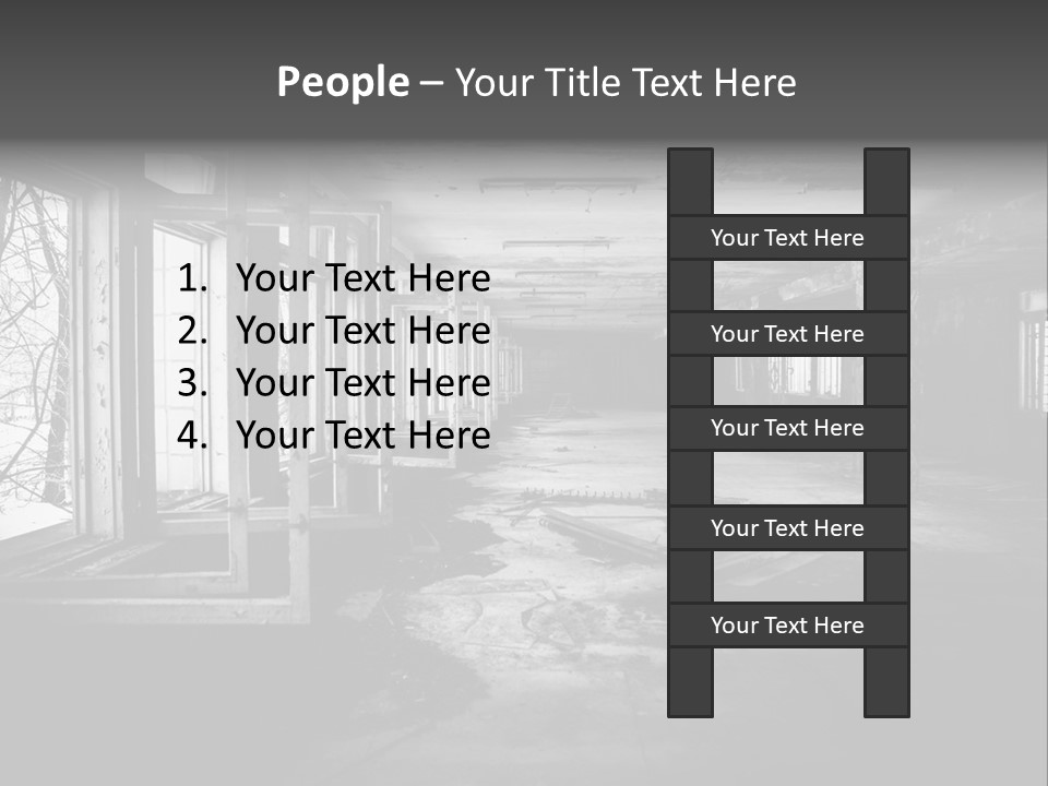 Drama Renovation Building PowerPoint Template