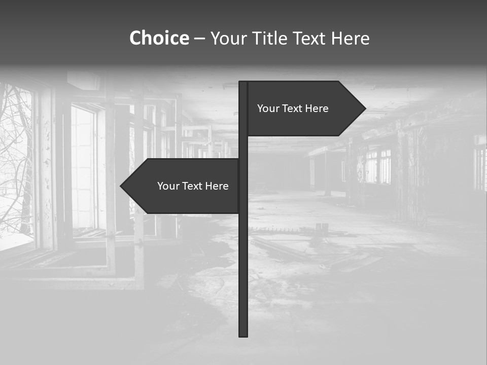 Drama Renovation Building PowerPoint Template