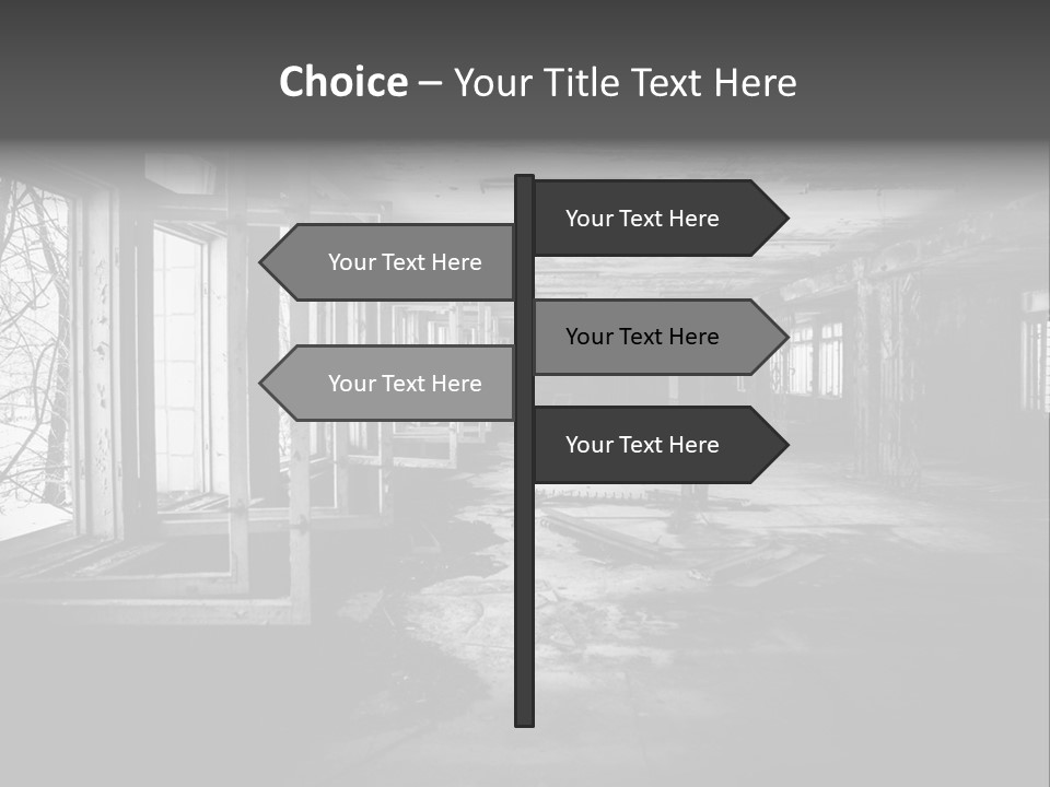 Drama Renovation Building PowerPoint Template