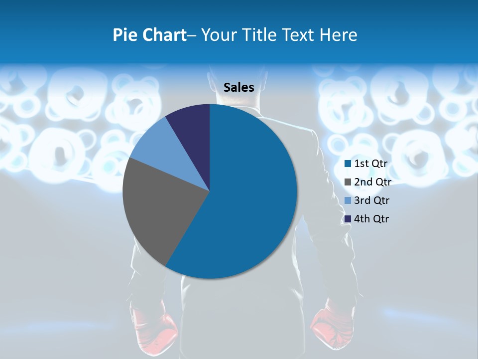 Young Boxing Gloves Steps PowerPoint Template