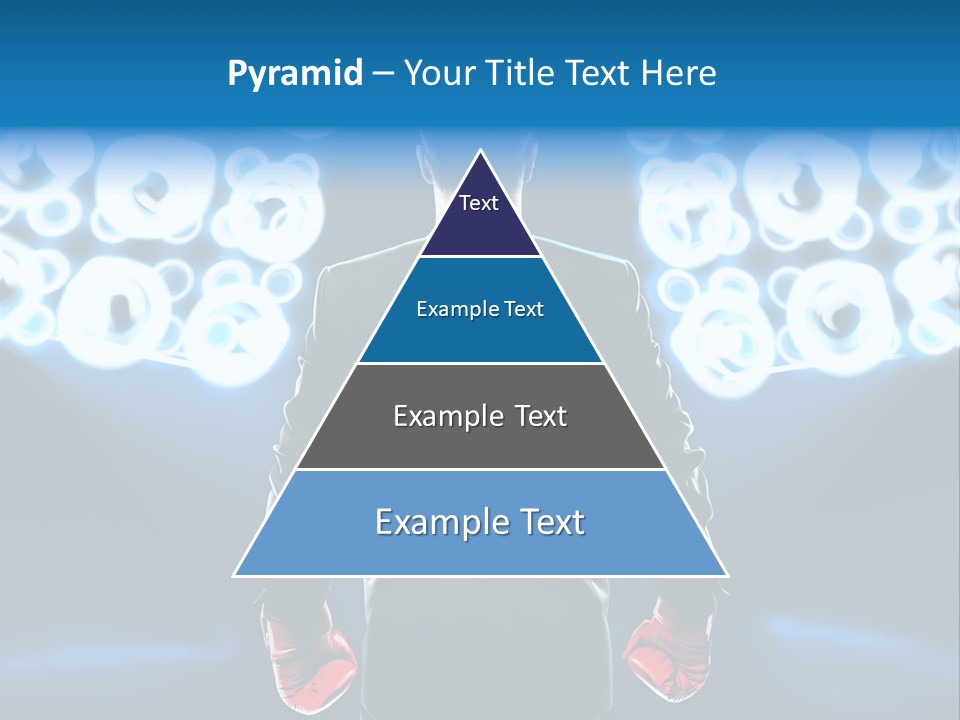 Young Boxing Gloves Steps PowerPoint Template