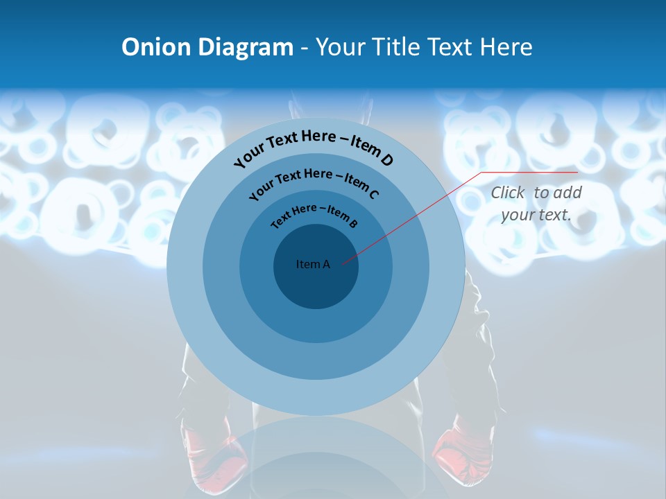 Young Boxing Gloves Steps PowerPoint Template