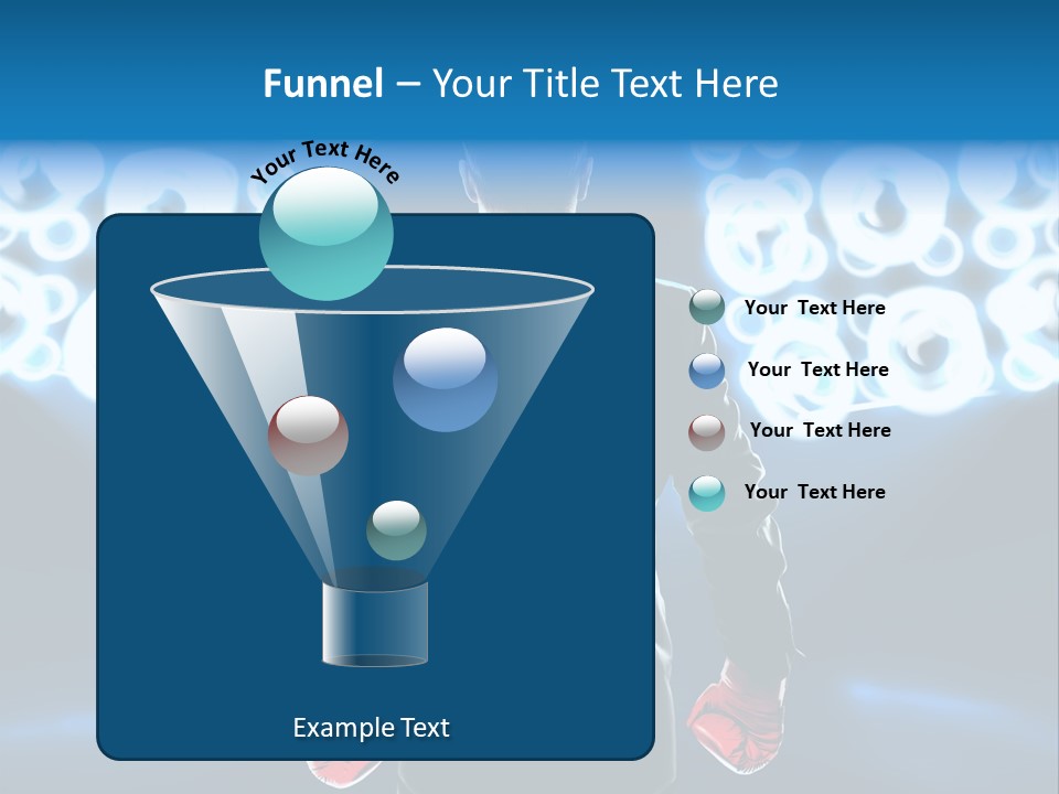 Young Boxing Gloves Steps PowerPoint Template