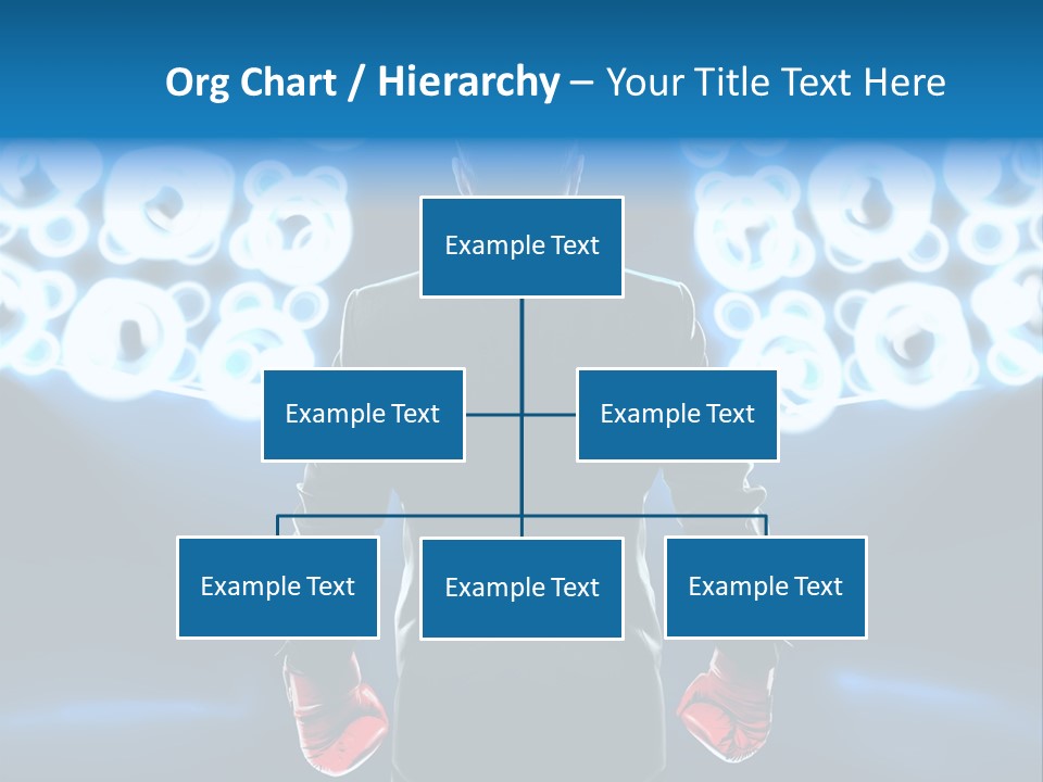 Young Boxing Gloves Steps PowerPoint Template