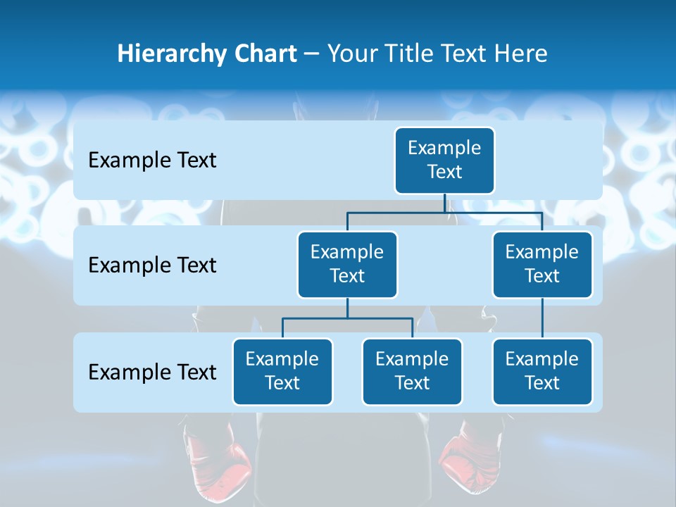 Young Boxing Gloves Steps PowerPoint Template