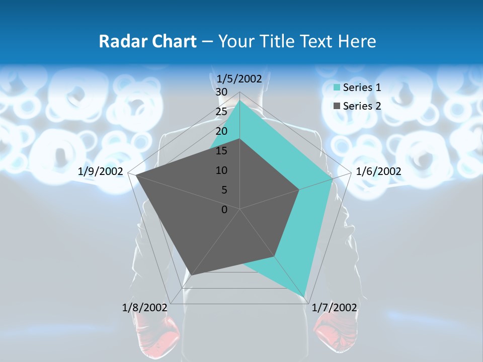 Young Boxing Gloves Steps PowerPoint Template