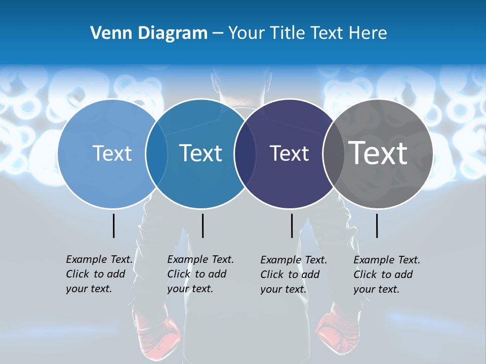Young Boxing Gloves Steps PowerPoint Template