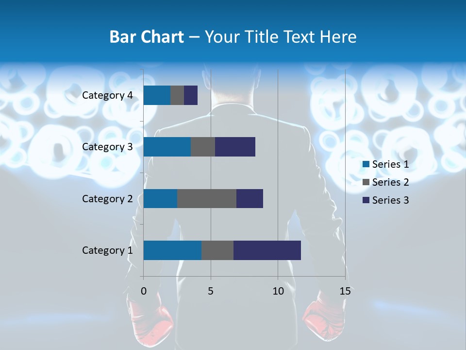 Young Boxing Gloves Steps PowerPoint Template