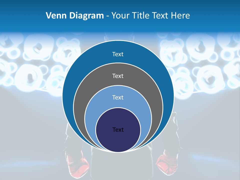 Young Boxing Gloves Steps PowerPoint Template