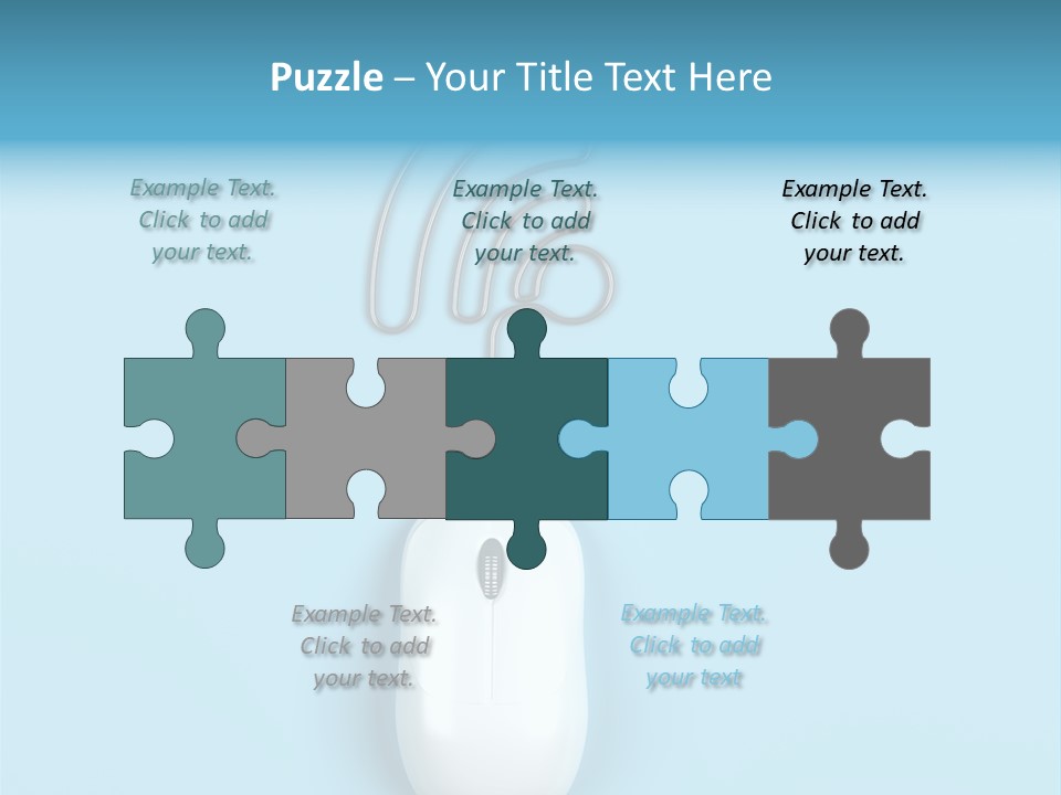 Mouse Optical Network PowerPoint Template