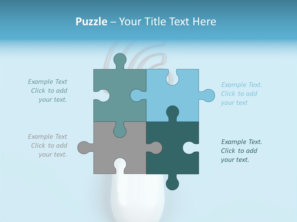 Mouse Optical Network PowerPoint Template