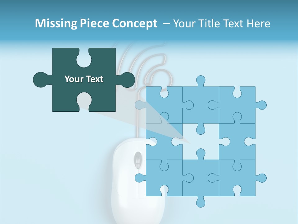 Mouse Optical Network PowerPoint Template